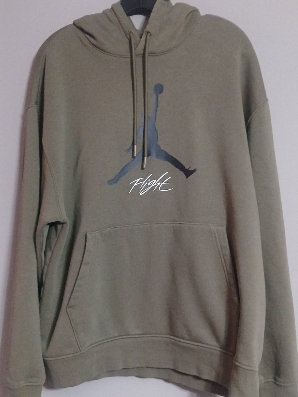 Jordan Olive Green 'Flight' Pullover Hoodie